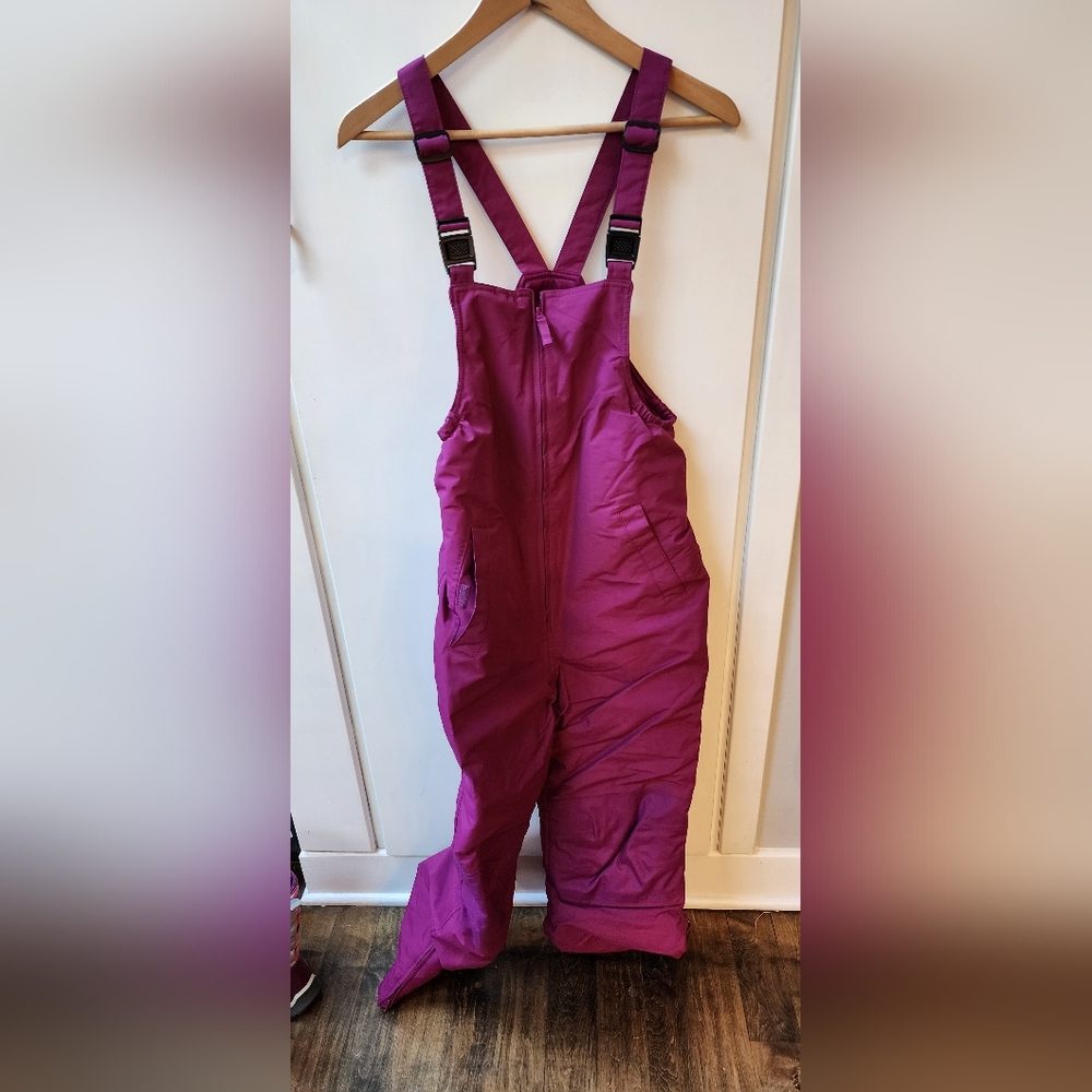 LAND'S END EUC Squall Iron Knee and Seat Winter Snow Bibs Size 14